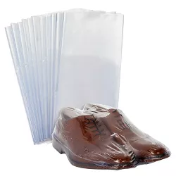 Stockroom Plus 100 Pack PVC Heat Shrink Wrap Bags Gift Baskets, Bath Bombs, Shoes, Candles & Packaging Soap, 15 x 21 in