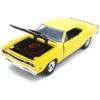 1969 Dodge Coronet Super Bee Yellow 1/24 Diecast Car Model by Motormax - 2 of 4