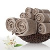 Hastings Home Rio 8-Pc Cotton Towel Set - Taupe - 4 of 4