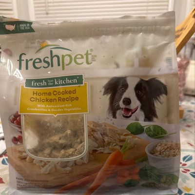 Freshpet Select Fresh From The Kitchen Home Cooked Chicken And Vegetable Recipe Refrigerated Wet Dog Food 4.5lbs Target