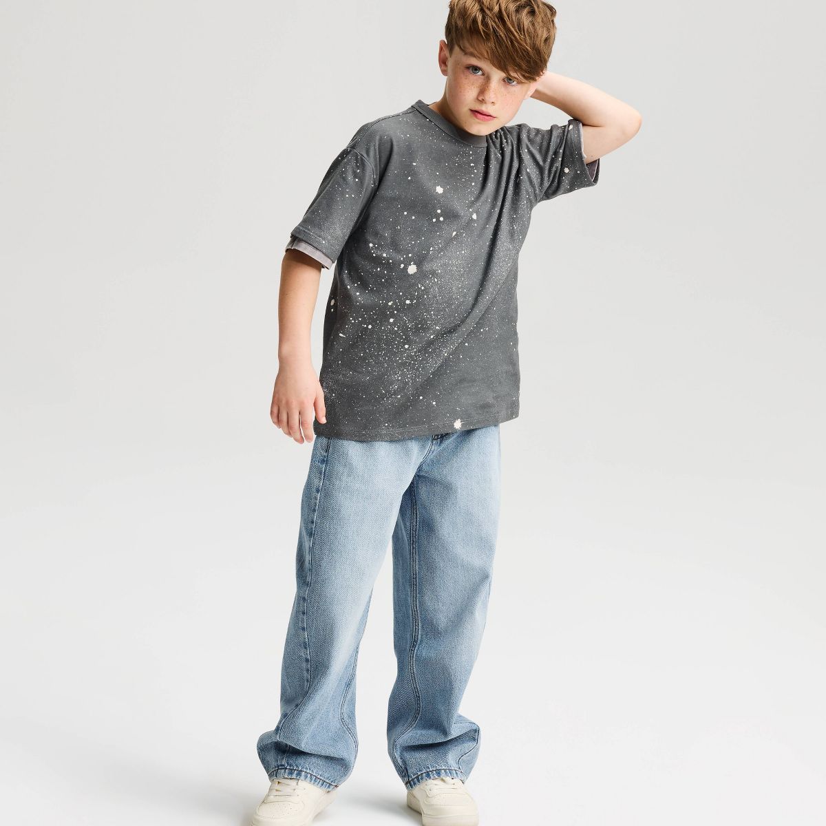 Boys' Short Sleeve 100% Cotton Striped Relaxed Fit T-Shirt - Cat & Jack™ - thumbnail 7