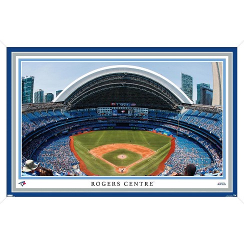 Toronto Blue Jays Rogers Centre Vintage Baseball Fan Print