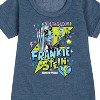 - Mattel - Frankie Stein Voltageous Graphic Short Sleeve Fleece Dress - 2 of 4