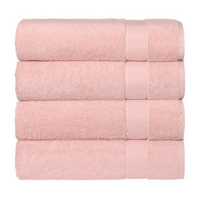 Linum Home Textiles 100% AEGEAN Long Staple Turkish Cotton STARLIGHT Terry Bath Towels (Set of 4)