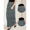 Allegra K Women's Sequin Velvet Elastic Waist Sparkle Party Maxi Skirt - 2 of 4