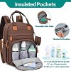 BabbleRoo Diaper Bag Backpack for Stylish Parents, Spacious Baby Bag, Versatile Baby Diaper Bag - 4 of 4