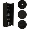 NicBex 5 Shelves File Cabinet with Double Door Cabinet,Office Cabinet with Spacious Tier-Shelving Design,Filing Cabinet for Home Office - 4 of 4