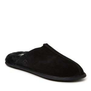 Dearfoams Men's Bradford Genuine Suede Scuff House Slipper - 1 of 4