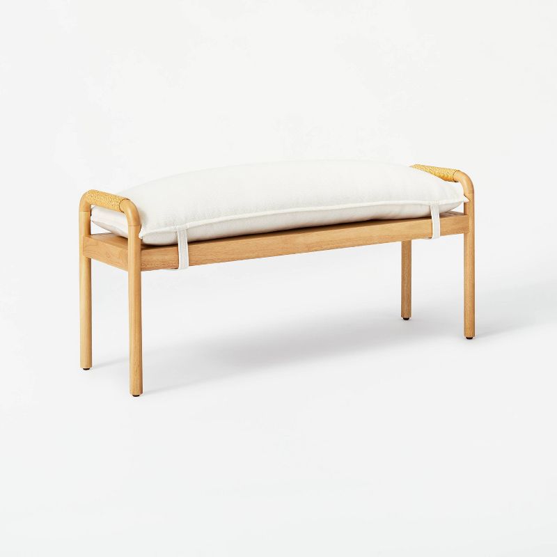 Ventura Bench Natural (KD) - Threshold&#8482; designed with Studio McGee, 1 of 8