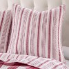 Camden Red Euro Shams - Set of 2 - Levtex Home - 2 of 3