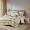 3 Piece Cotton Comforter Set Gray/Yellow King/Cal King - 2 of 4