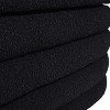 NicBex 49" Storage Bench Boucle Upholstered Oval Storage Bench for Bedroom and Entryway, Black - 2 of 4