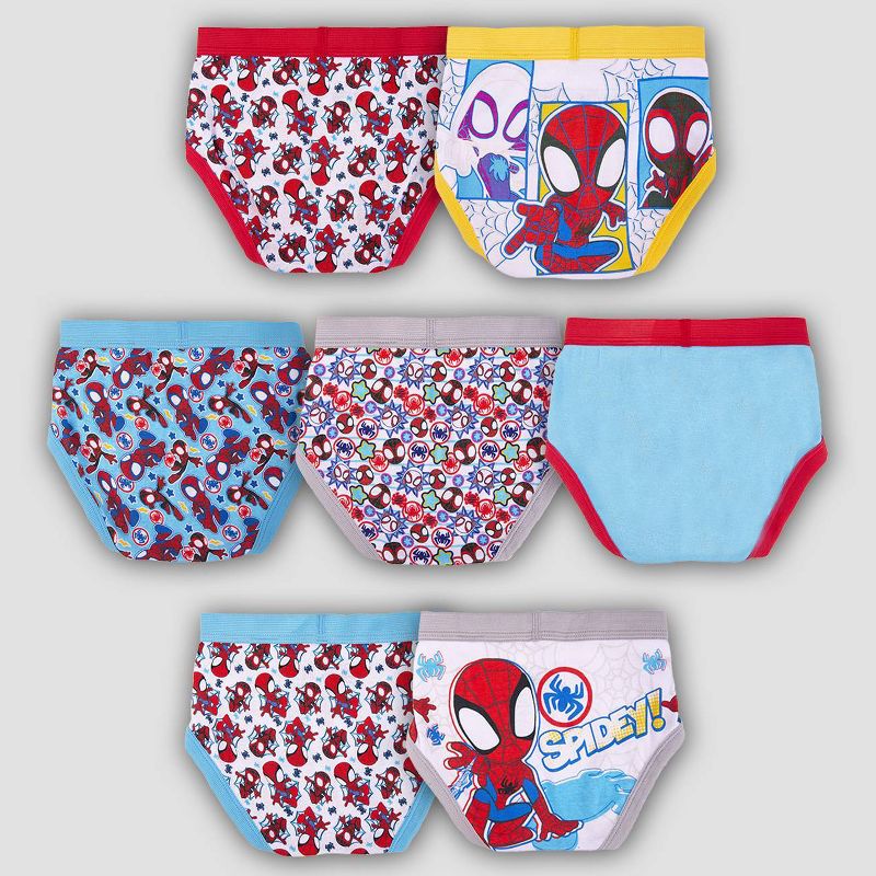 Toddler Boys' Marvel Spider-Man 7pk Underwear, 2 of 7
