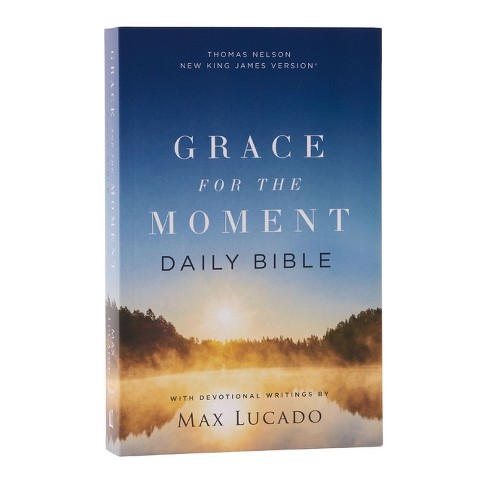 Nkjv, Grace for the Moment Daily Bible, Softcover, Comfort Print - by  Max Lucado (Paperback) - image 1 of 1