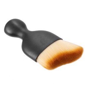 Unique Bargains Car Interior Dust Brush Soft Bristles Detailing Brush for Dashboard Air Conditioner Black Yellow - 1 of 4