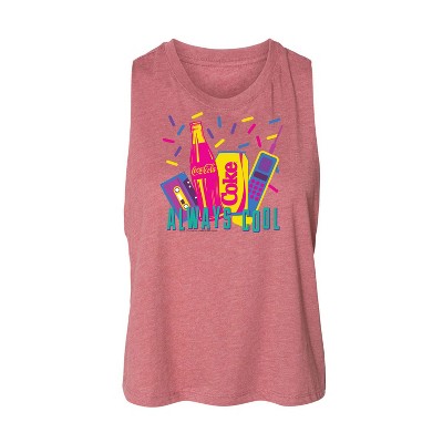 Women's - Coca-Cola - 90's Retro Style Graphic Racerback Tank