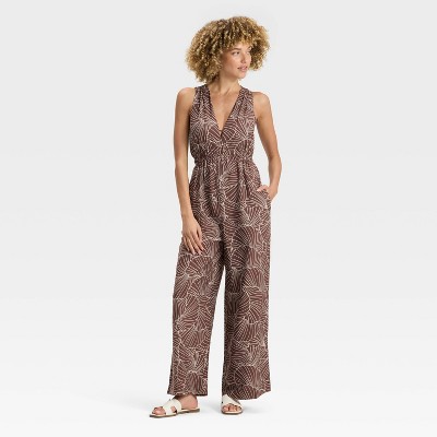 Women's Jumpsuit - A New Day™ Green Leaf