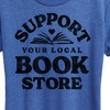 Women's - Instant Message - Support Your Local Bookstore Short Sleeve Graphic T-Shirt - 2 of 4