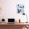 Stupell Industries Shades of Blue Abstract Shapes Collage Design - 2 of 4