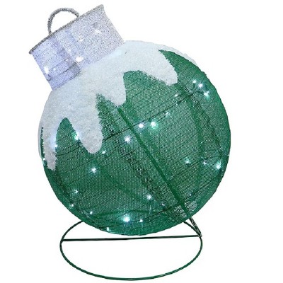 Holiday Living 30-inch Pop Up Green Ornament Yard Decoration with 50 LED Lights