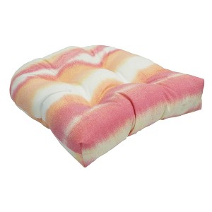 Blazing Needles, 19-inch U-Shaped Spun Polyester Outdoor Tufted Dining Chair Cushion - 1 of 1