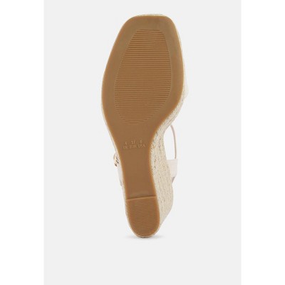 Augie Woven Wedge Sandals - image 5