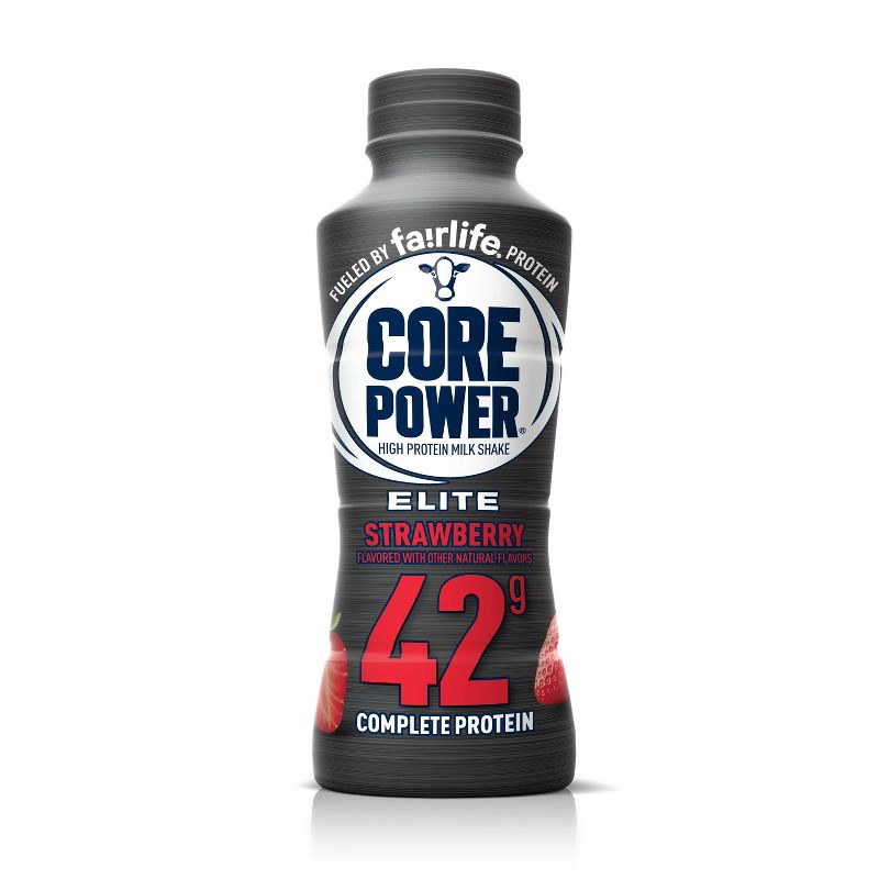 Core Power Elite Strawberry 42G Protein Shake - 14 fl oz Bottle, 1 of 8