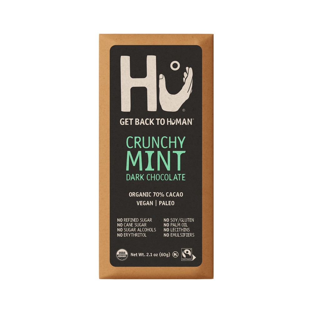 CRUNCHY MINT 70% CACAO DARK CHOCOLATE