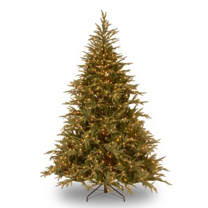 9' Prelit LED Frasier Grande Artificial Christmas Tree Multicolor Lights - National Tree Company - 1 of 4
