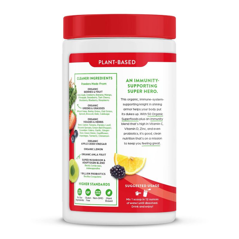 Orgain Organic Superfoods + Immunity UP! Nutrition Food - Honeycrisp Apple - 9.9oz, 3 of 6