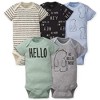 Gerber Baby Boys' 5-Pack Short-Sleeve Bodysuits - 3 of 4