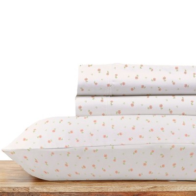 White  Lotus Print Twin Set