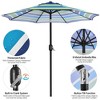 Yaheetech 9FT Outdoor Patio Umbrella with Crank and Push Button to Tilt - 4 of 4