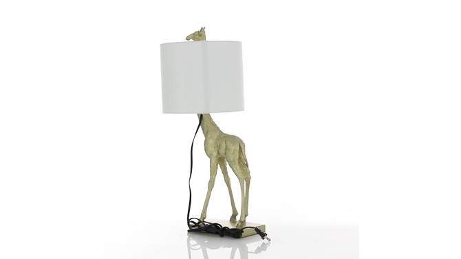 Eclectic Polyresin Giraffe Table Lamp Gold - Olivia &#38; May, 2 of 17, play video