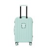 Cesicia 3 Pcs ABS Luggage with 360¡ã Spinner Wheel , Carry on Suitcase, with Cup Holder & USB Port, 20"/24"/28" - 3 of 4