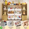 Kids Toy Storage Organizer w/ 8 Multi-Color Removable Bins Kid Bookshelf and Toy Storage w/2 Storage Cubbies - 3 of 4