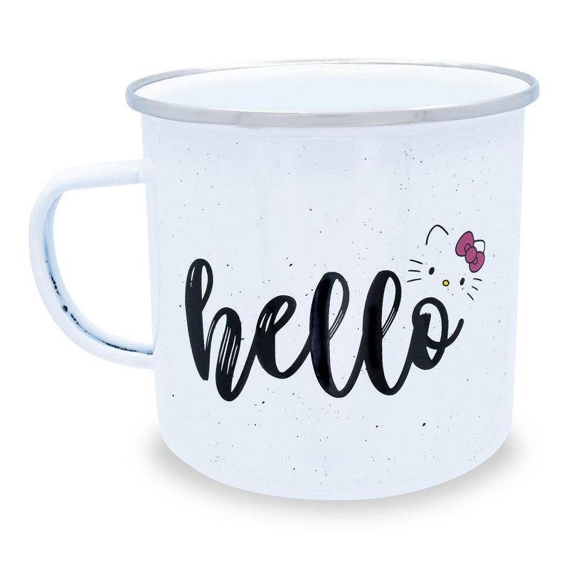 Silver Buffalo Sanrio Hello Kitty "Hello" Ceramic Camper Mug | Holds 20 Ounces, 2 of 7
