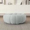 WJSHome Bubble Couch Ottoman,42.52'' Oversized Bubble Sofa Chair, 3D Honeycomb Modern Curved Couches for Living Room, Office, Apartment - 2 of 4