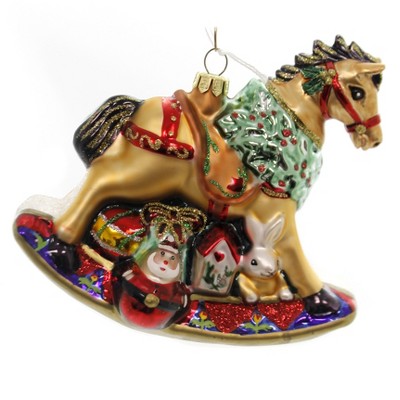 christmas rocking horse