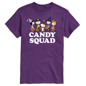 Men's - Peanuts - Candy Squad Short Sleeve Graphic T-Shirt - 1 of 4
