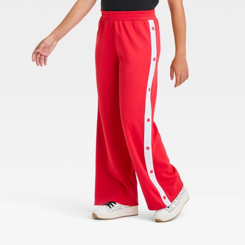 Girls Track Pants Art Class Red S Target