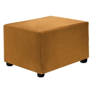 Unique Bargains Stretchy Soft Comfortable Rectangular Foot Stool Cover - 1 of 4