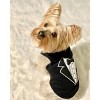 Parisian Pet 'Tuxedo' Stylish Dog Outfit – Premium Cotton Formal Wear for Special Occasions, Black - 4 of 4
