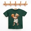 The Juniper Shop Watercolor Basketball Bear Youth Short Sleeve Tee - 2 of 4