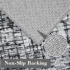 Washable Modern Abstract Area Rug with Non-Slip Backing, Soft Pearl Velvet Low-Pile Carpet, Non-Shedding Durable Indoor Rug for Living Room - 4 of 4