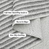 Area Rug, Boho Striped Print Washable Rug for Bedroom, Modern Non-Slip Large Area Rugs for Dining Room Living Room - 3 of 4