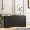 NicBex Minimalist 2 Door Sideboard Cabinet Modern Kitchen Buffet Cabinet with 3 Drawers - 4 of 4