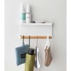 Yamazaki Home - Magnetic Umbrella Holder - Steel + Wood - 3 of 4