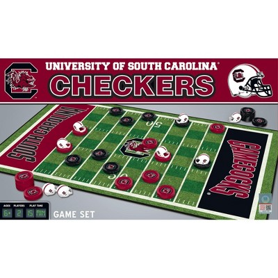 MasterPieces NCAA South Carolina Checkers Board Game