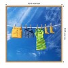 Amanti Art The Laundry Line by Julia Ramiro Canvas Wall Art Print Framed - 2 of 4